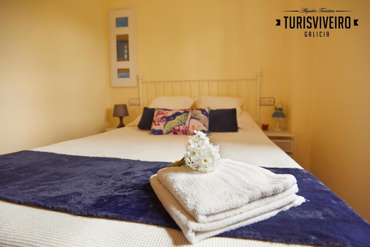 Casa En La Playa De Area Con Finca Privada Viveiro Eksteriør bilde