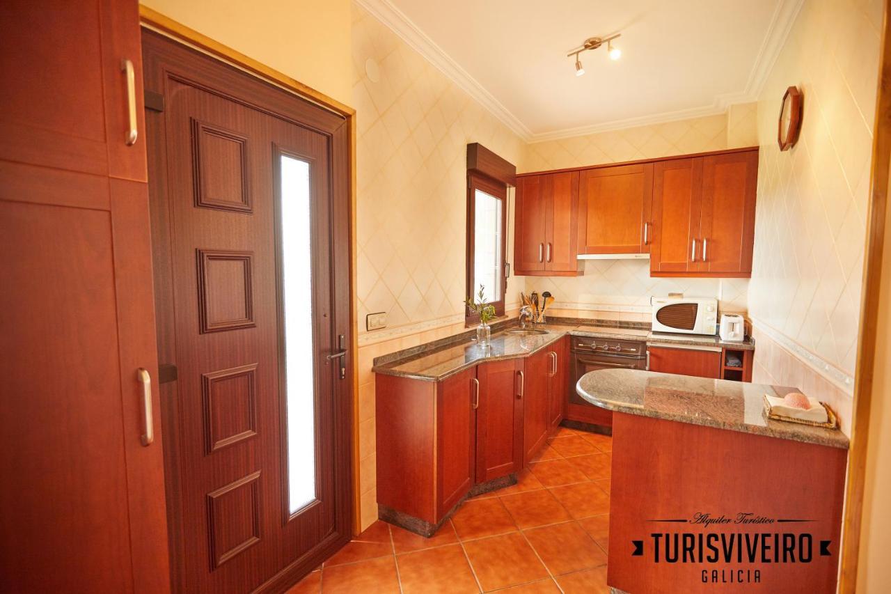 Casa En La Playa De Area Con Finca Privada Viveiro Eksteriør bilde