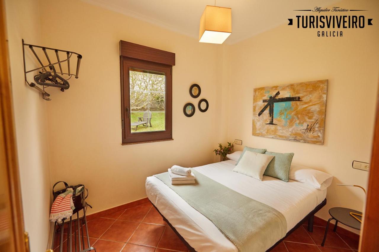 Casa En La Playa De Area Con Finca Privada Viveiro Eksteriør bilde