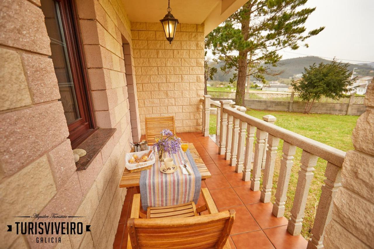 Casa En La Playa De Area Con Finca Privada Viveiro Eksteriør bilde