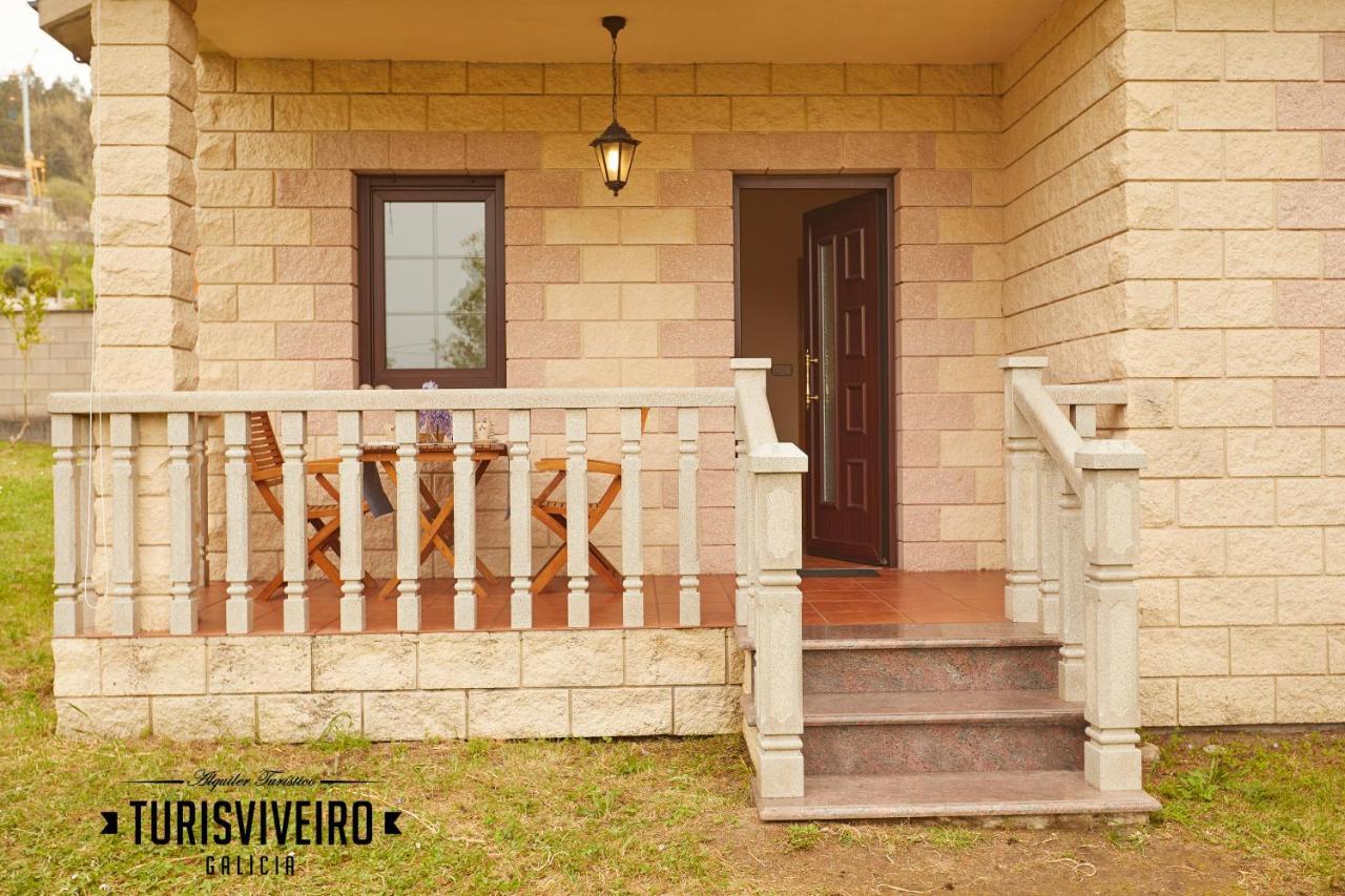 Casa En La Playa De Area Con Finca Privada Viveiro Eksteriør bilde