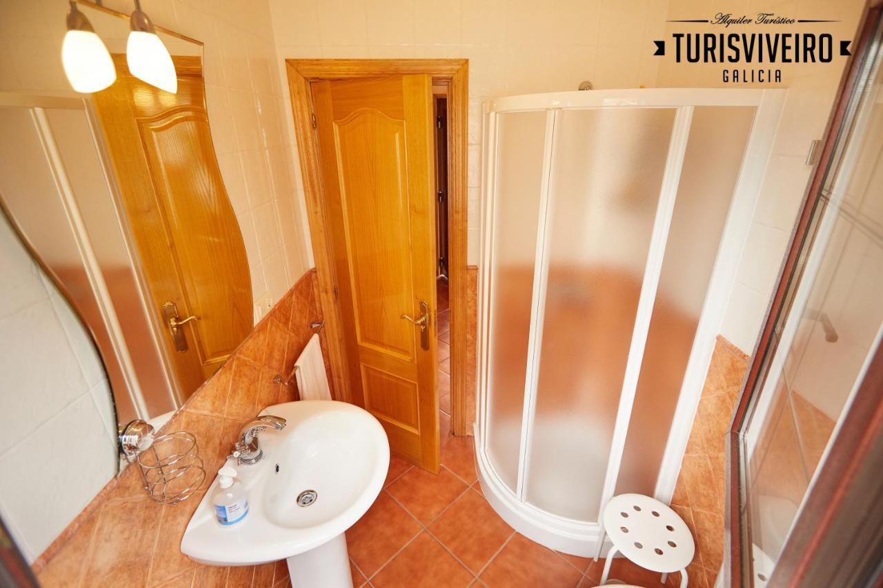 Casa En La Playa De Area Con Finca Privada Viveiro Eksteriør bilde